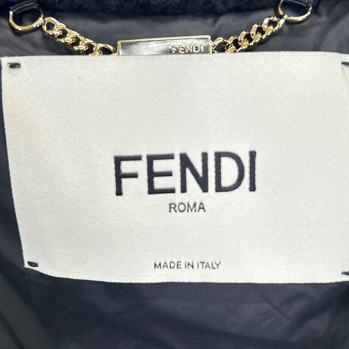 FENDI 芬迪 黑色 FJ7352AM35 22年款 抓绒夹克 夹克