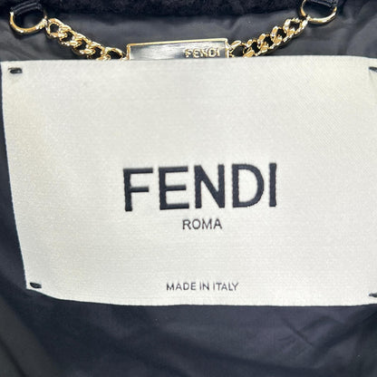FENDI 芬迪 黑色 FJ7352AM35 22年款 抓绒夹克 夹克