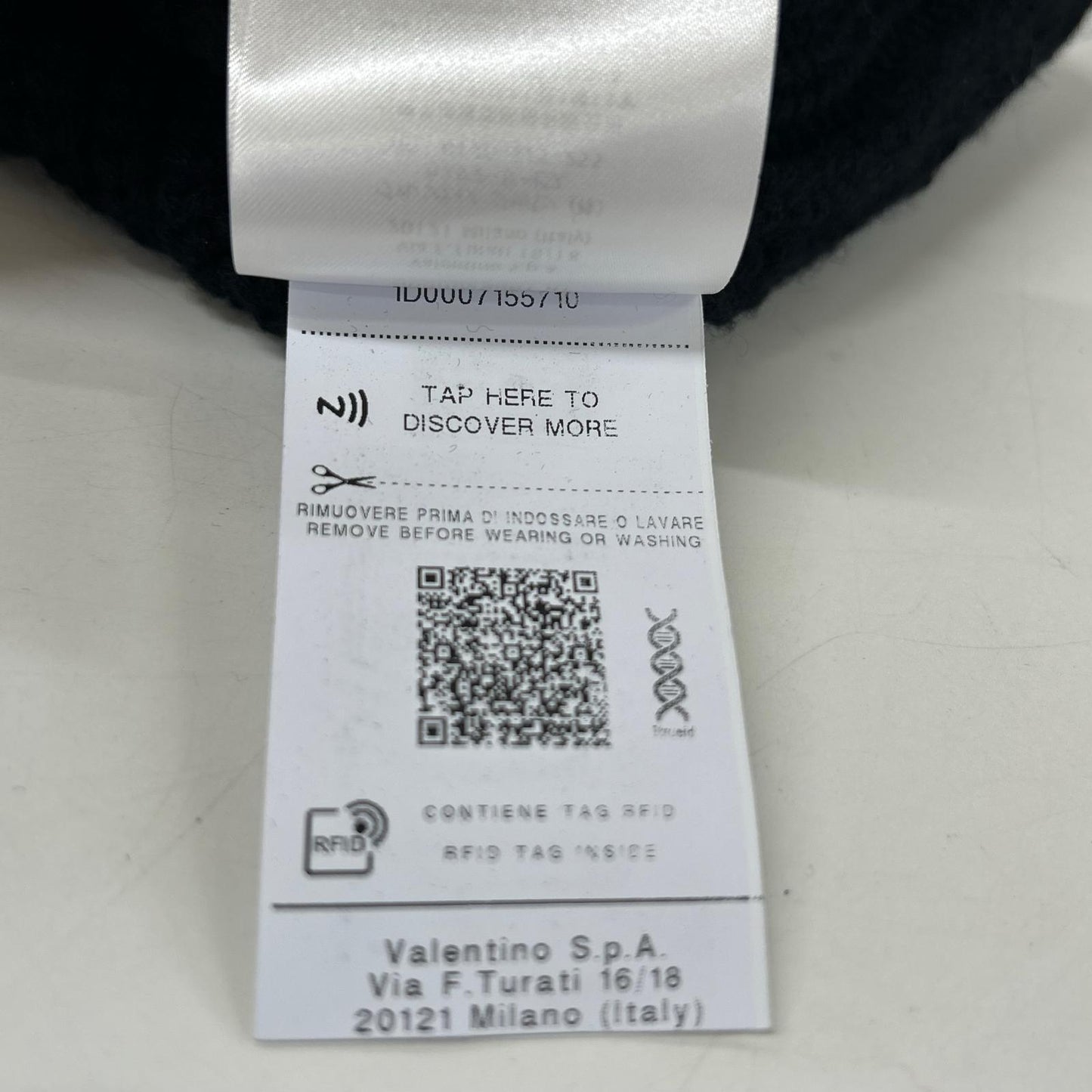 VALENTINO 华伦天奴 黑色 3B0KC48Y88Y V领 毛衣 上衣