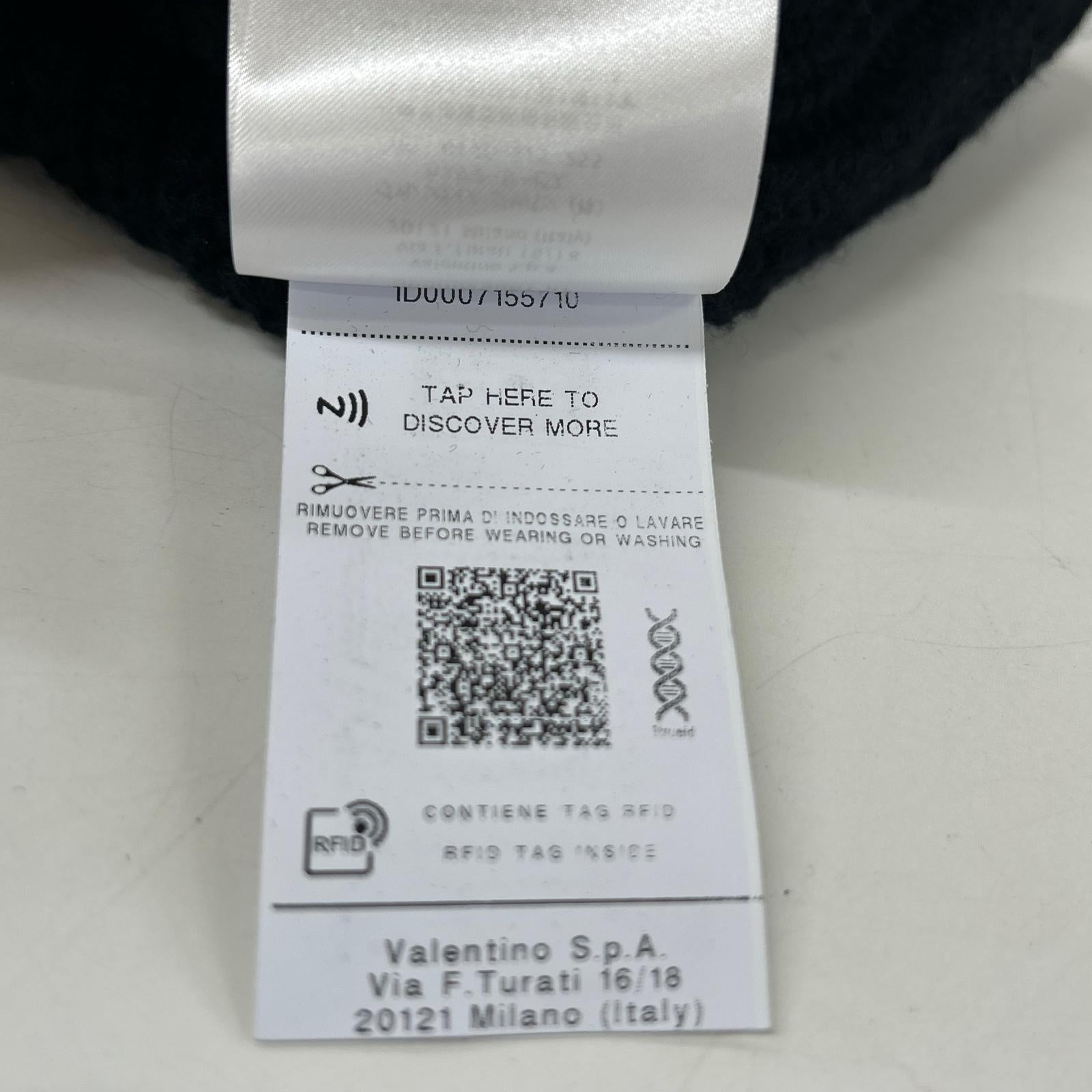 VALENTINO 华伦天奴 黑色 3B0KC48Y88Y V领 毛衣 上衣