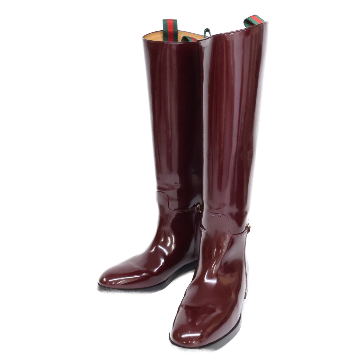 GUCCI グッチ 【美品/25年製】805312 ホースビット ジョッキーブーツ シューズ