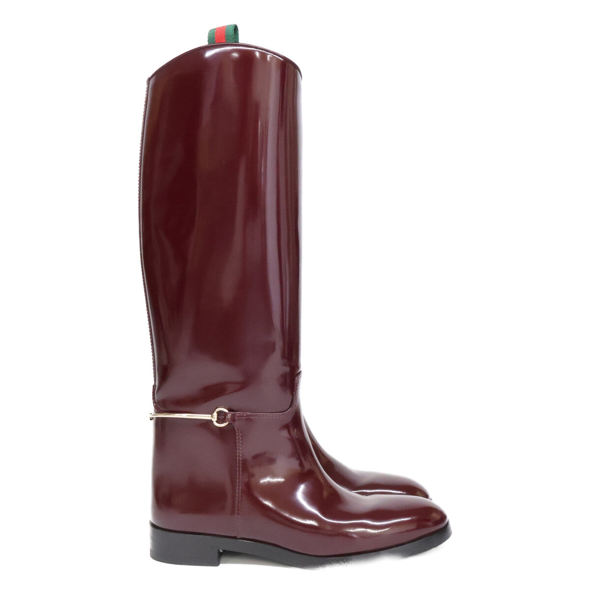 GUCCI グッチ 【美品/25年製】805312 ホースビット ジョッキーブーツ シューズ