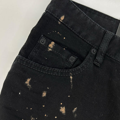 DSQUARED2 S79LA0071 ICON Black Milky Wash Skater Jeans Bottoms
