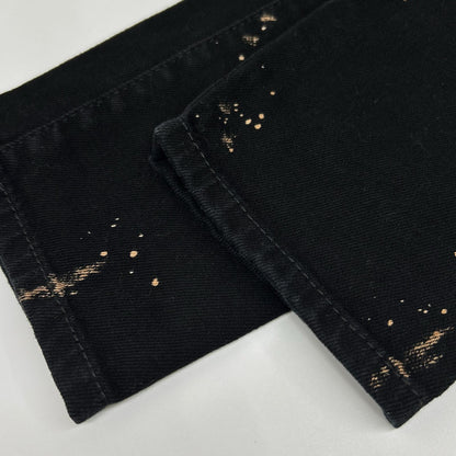 DSQUARED2 S79LA0071 ICON Black Milky Wash Skater Jeans Bottoms