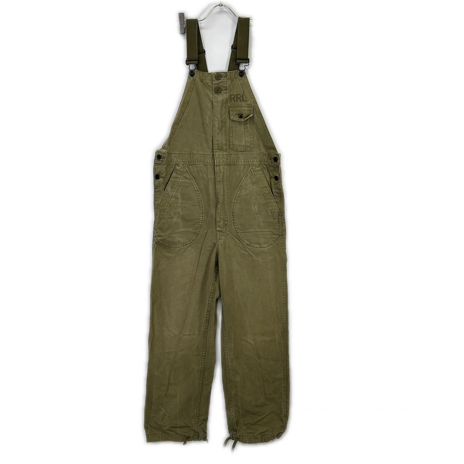 RRL ダブルアールエル カーキ フロントジップ ミリタリー