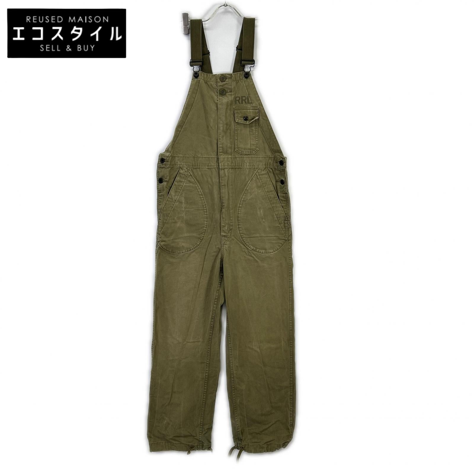 RRL ダブルアールエル カーキ フロントジップ ミリタリー