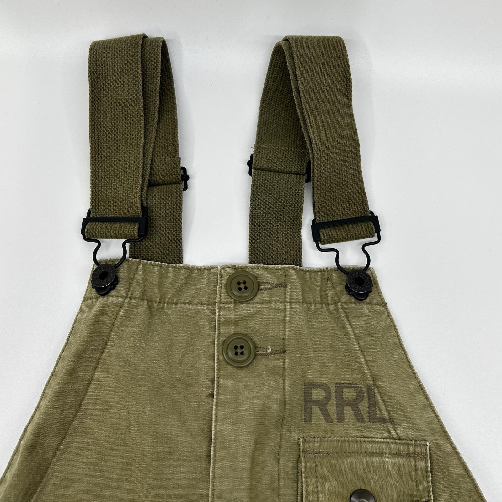RRL ダブルアールエル カーキ フロントジップ ミリタリー