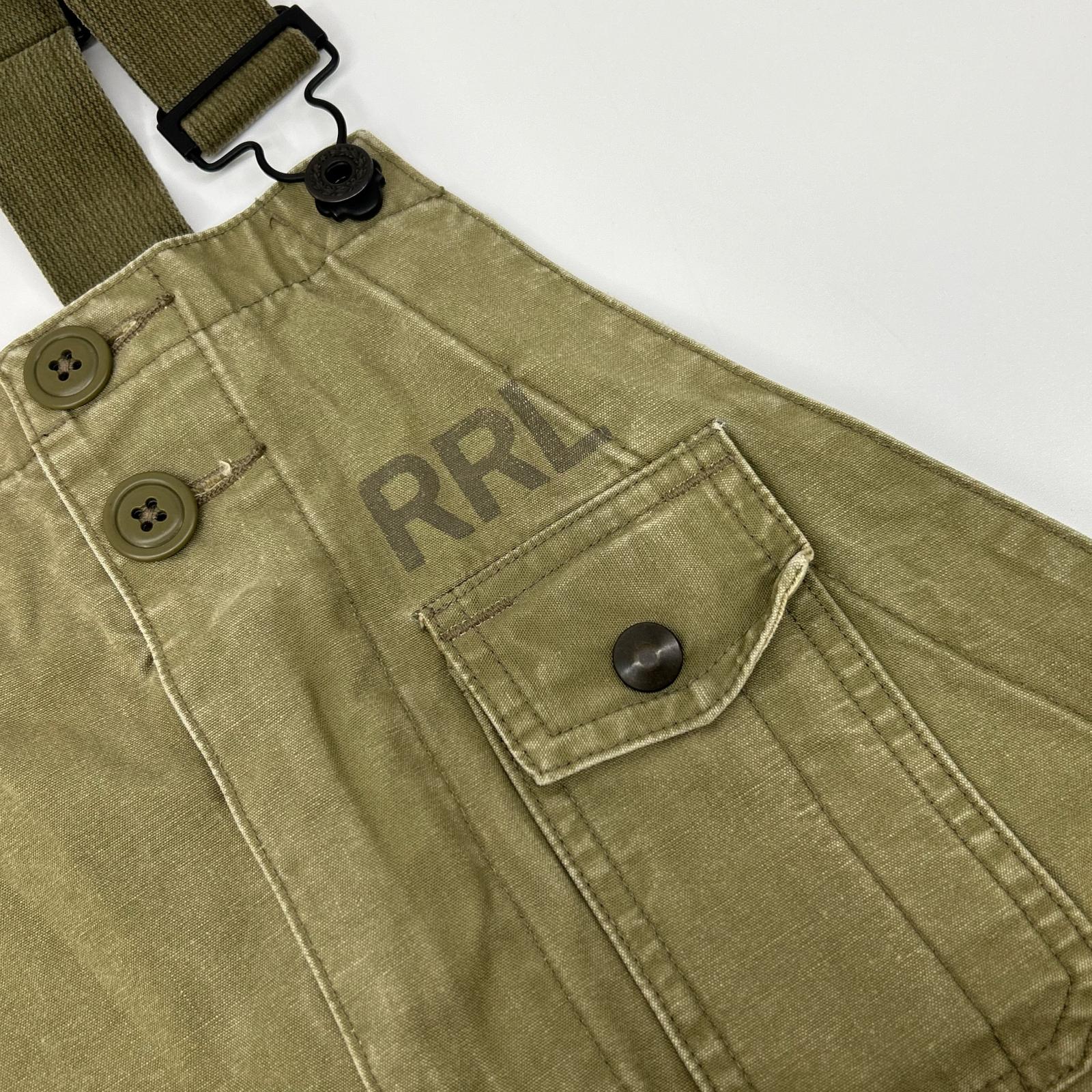 RRL ダブルアールエル カーキ フロントジップ ミリタリー