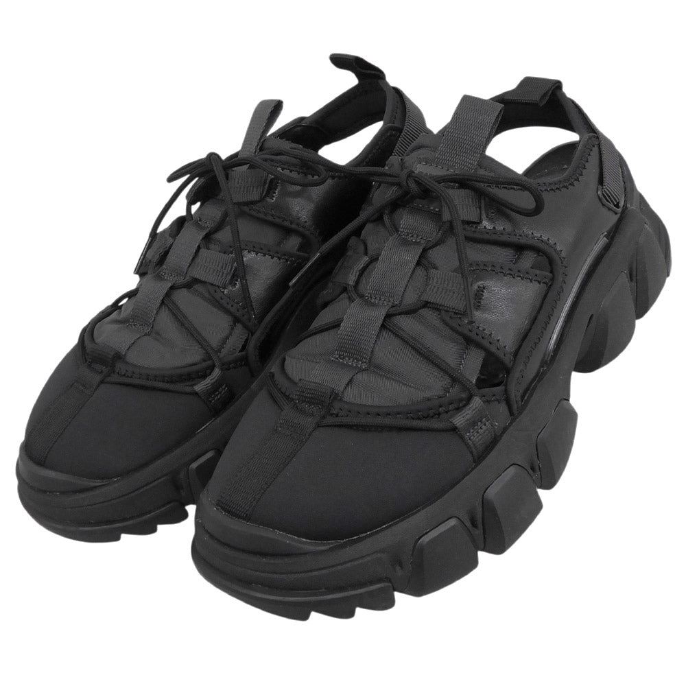 Onitsuka Taiger オニツカタイガー 美品 DENTIGRE CAGE サンダル シューズ メンズ ブラック 27cm 1183C189 シューズ