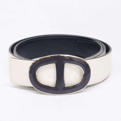 HERMES エルメス シェーヌダンクル □N刻 リバーシブル ベルト