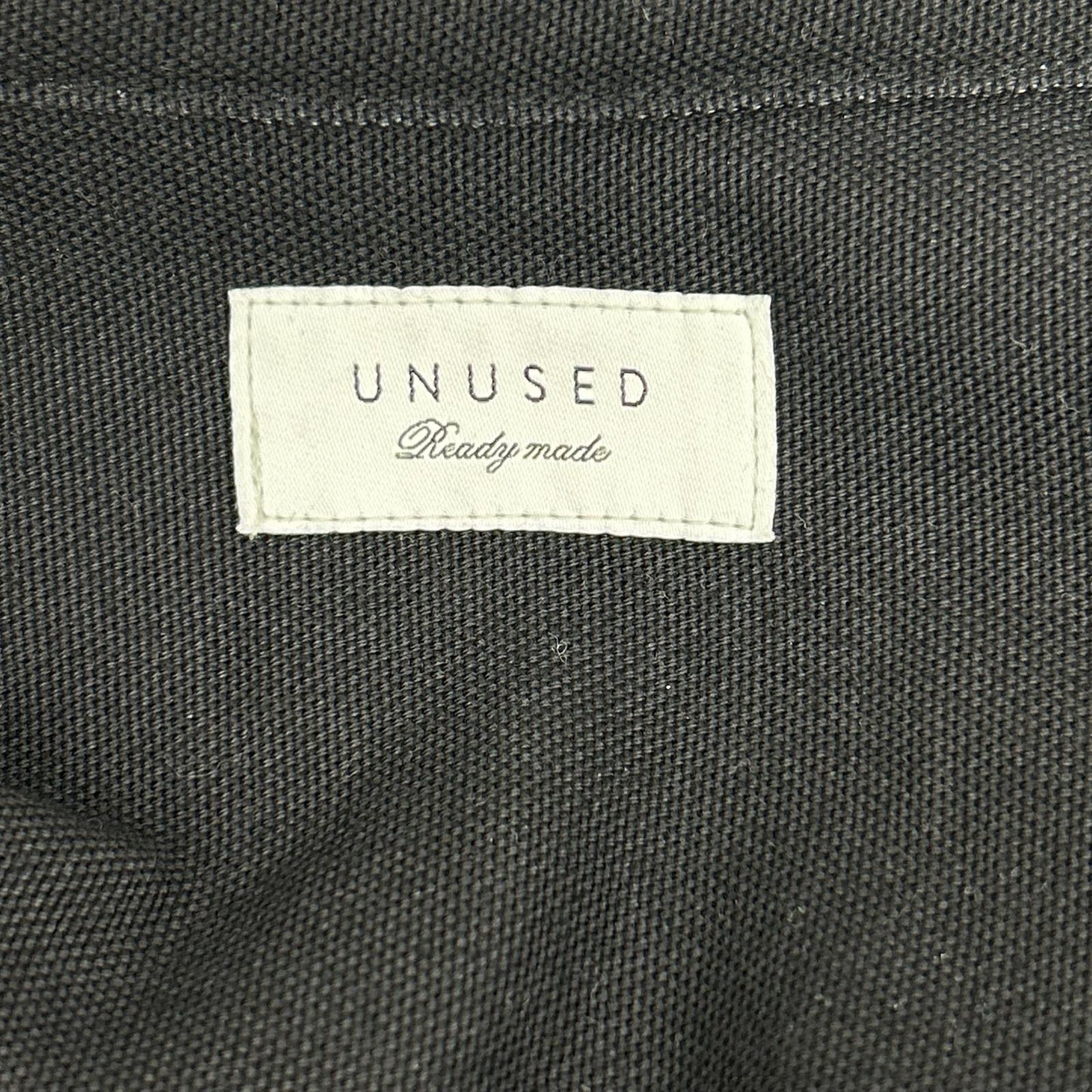 UNUSED アンユーズド ブラック US2541 ダックボタンダウンシャツ トップス