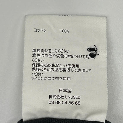 UNUSED アンユーズド ブラック US2541 ダックボタンダウンシャツ トップス