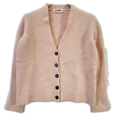 JIL SANDER ジルサンダー ピンク ウール カーディガン トップス
