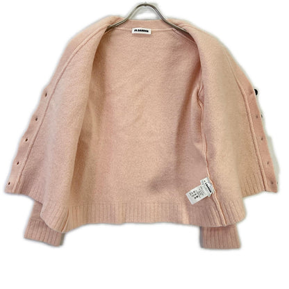 JIL SANDER ジルサンダー ピンク ウール カーディガン トップス