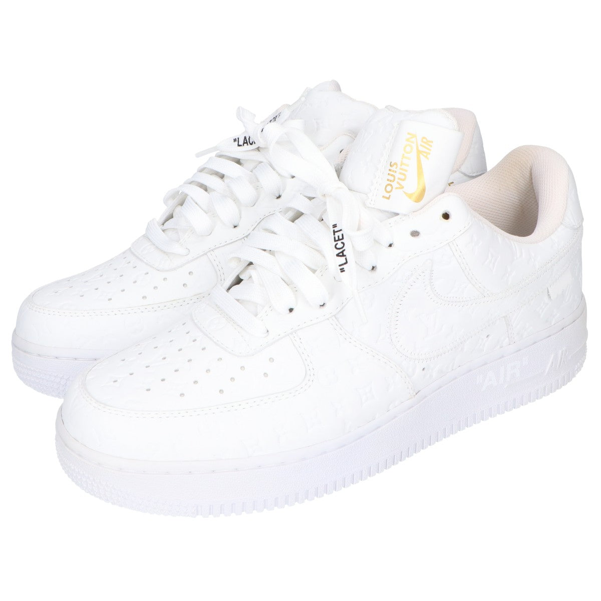 NIKE x LOUIS VUITTON by Virgil Abloh White 1A9V86 Air Force 1 Low Sneakers Shoes