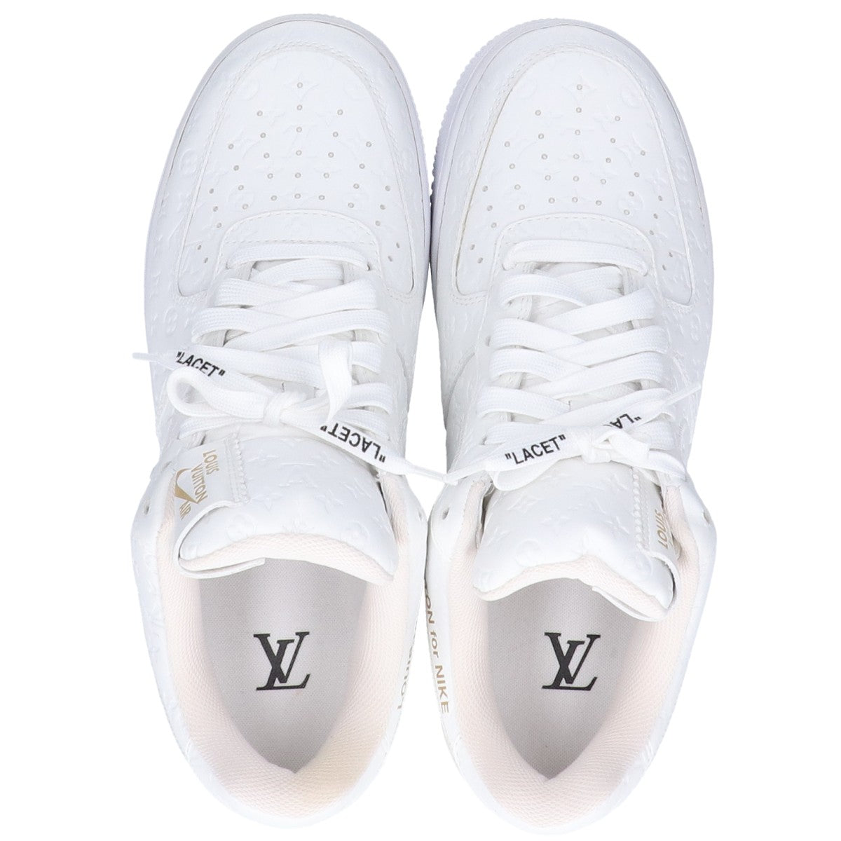 NIKE x LOUIS VUITTON by Virgil Abloh White 1A9V86 Air Force 1 Low Sneakers Shoes