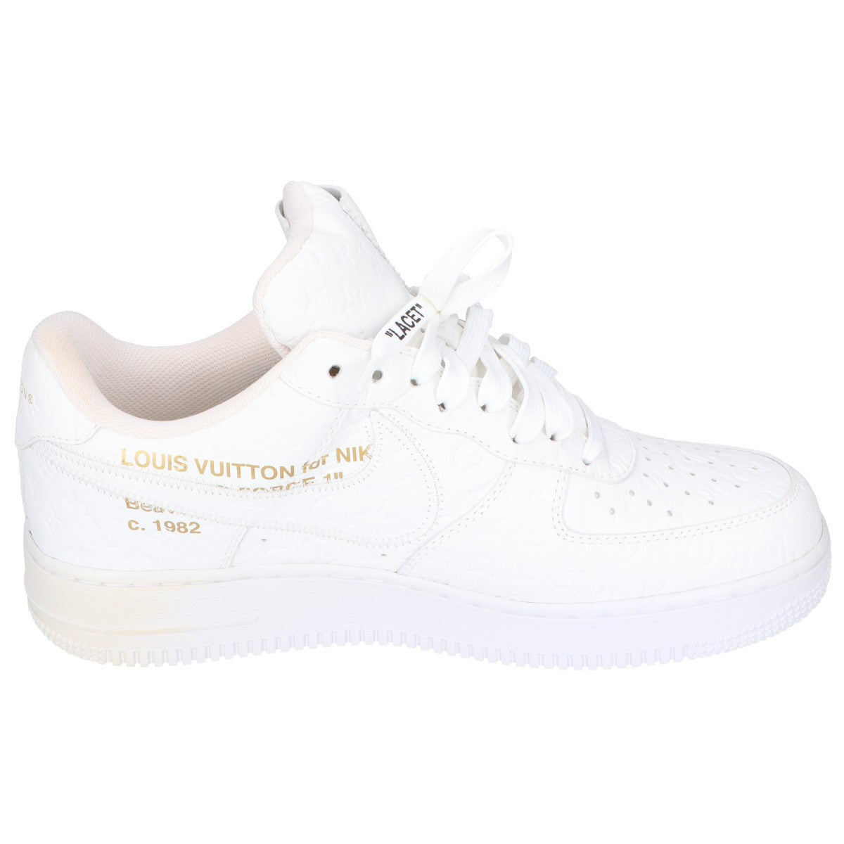 NIKE x LOUIS VUITTON by Virgil Abloh White 1A9V86 Air Force 1 Low Sneakers Shoes