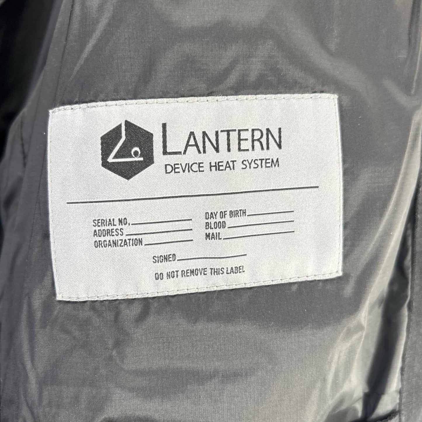 LANTERN ランタン ブラック MMA-LAN-06 HEATING HOODED BL ジャケット
