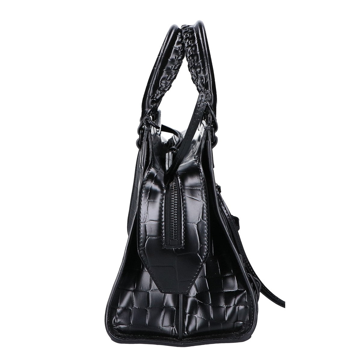 BALENCIAGA Balenciaga Beautiful 638521 Embossed Leather Neo Classic City Small 2-Way Shoulder Bag Handbag