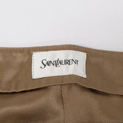 SAINT LAURENT PARIS 圣罗兰巴黎 【近新/国内正品/24年产】803944 100%真丝西裤 下装