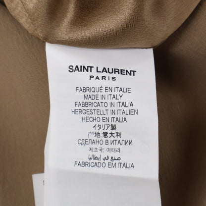 SAINT LAURENT PARIS サンローランパリ 【新品同様/国内正規/24年製】803944 シルク100％ スラックス ボトムス