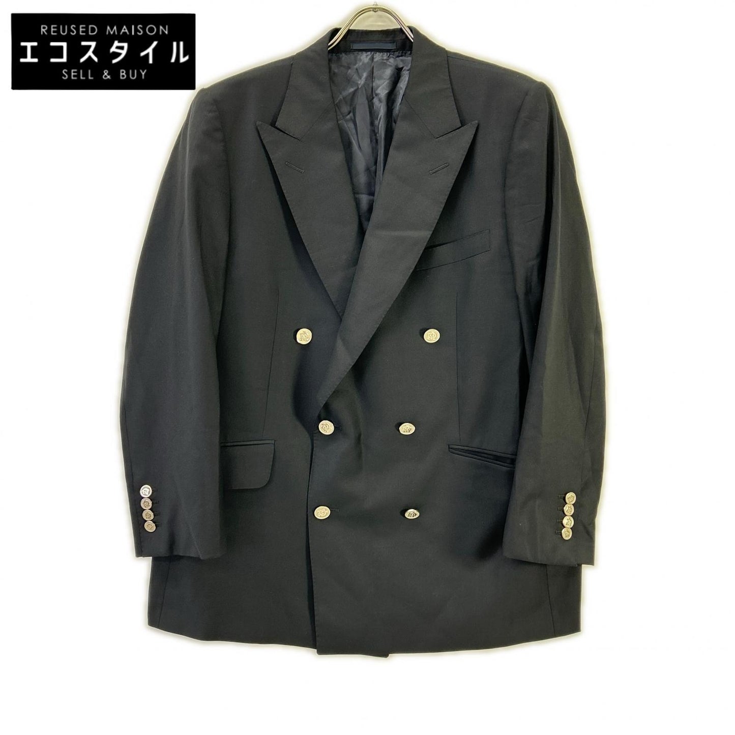dunhill/ALFREDDUNHILL ダンヒル ネイビー ST.JAMES FIT ウール ダブルジャケット ジャケット