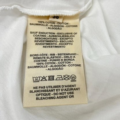 HERMES エルメス ホワイト 24SS カルトゥッシュ デッラ・カヴァッレリア Tシャツ トップス
