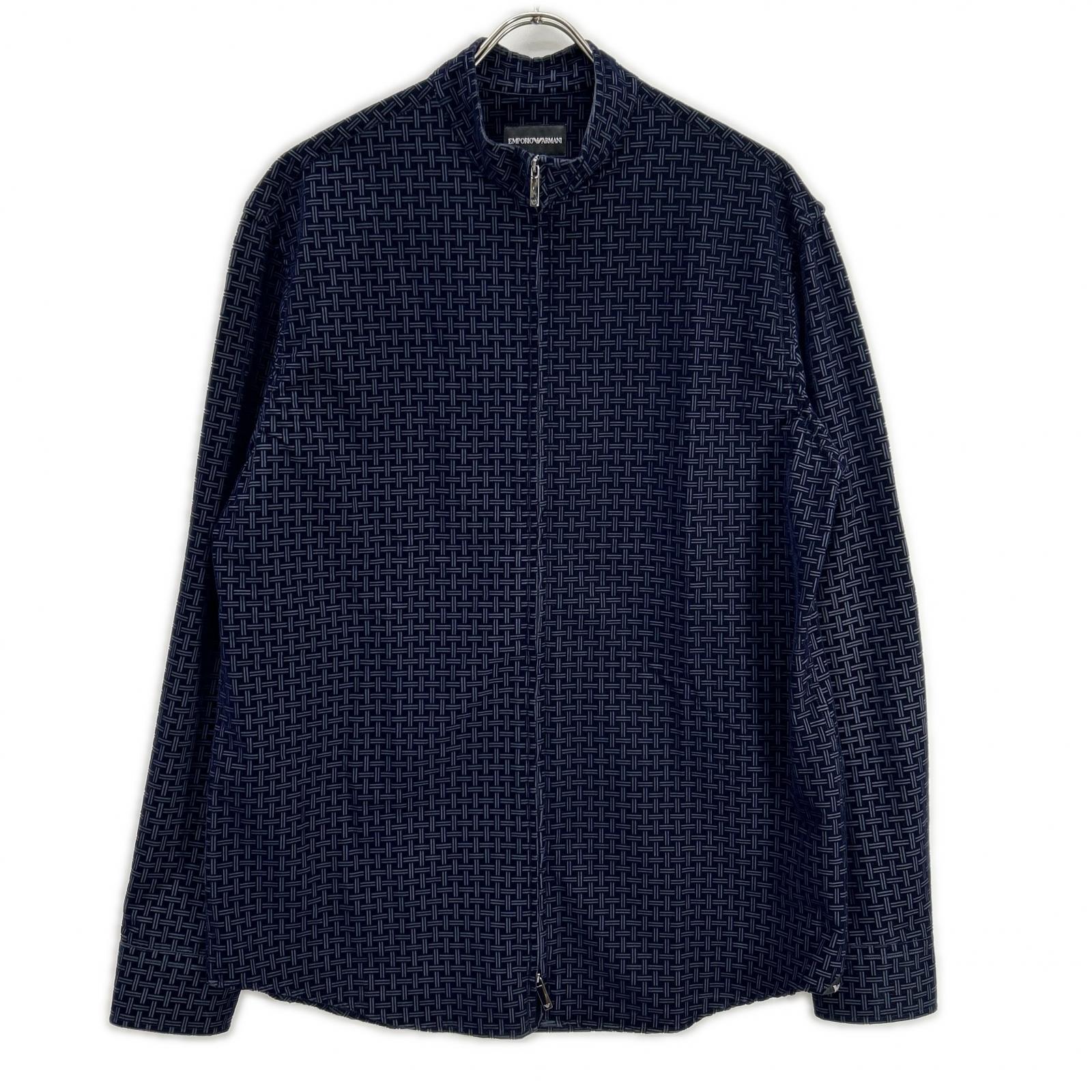 EMPORIO ARMANI エンポリオアルマーニ ネイビー EM000404TE11323 ジップアップブルソン トップス