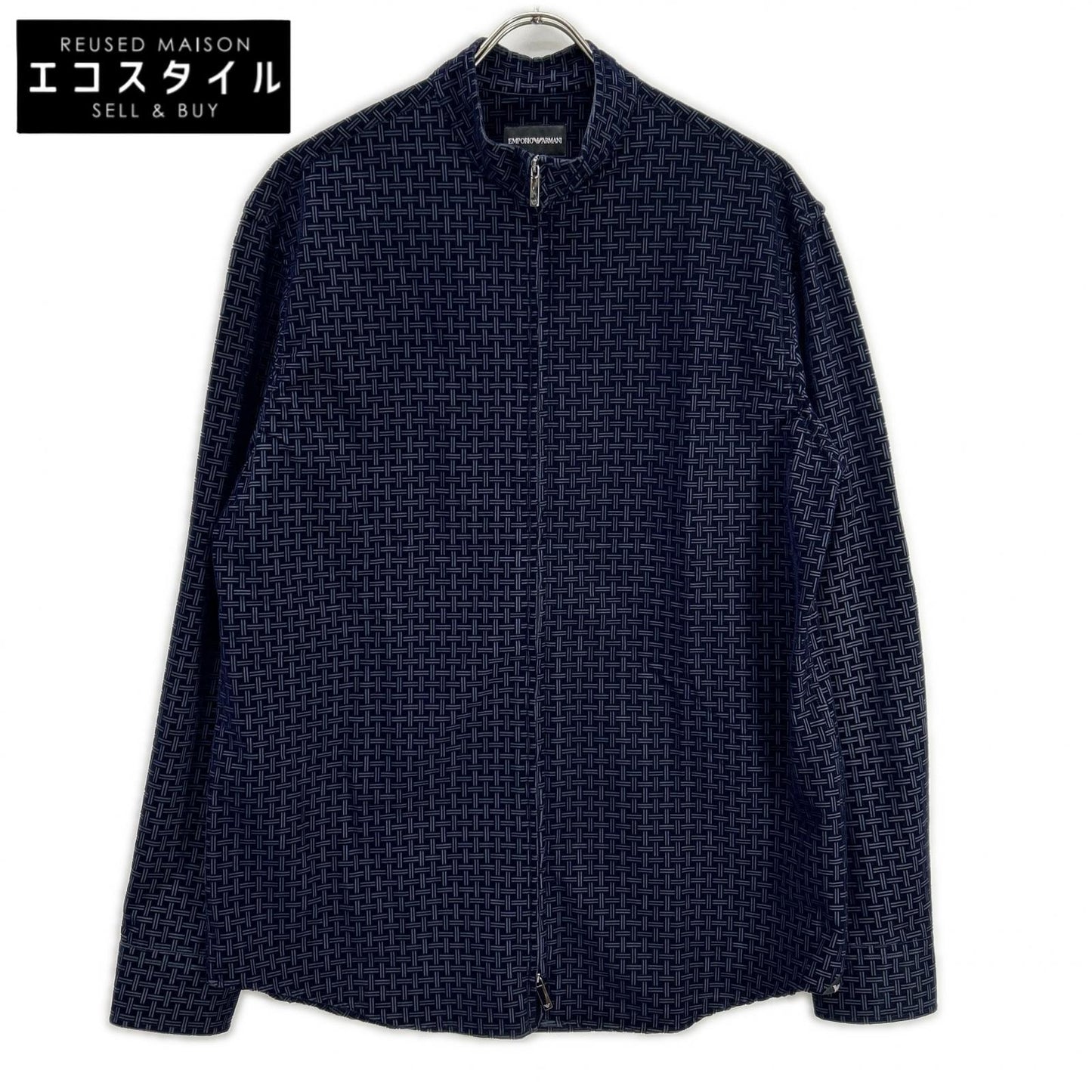 EMPORIO ARMANI エンポリオアルマーニ ネイビー EM000404TE11323 ジップアップブルソン トップス