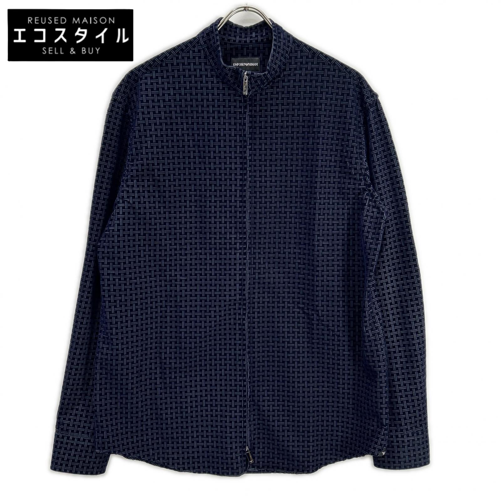 EMPORIO ARMANI エンポリオアルマーニ ネイビー EM000404TE11323 ジップアップブルソン トップス
