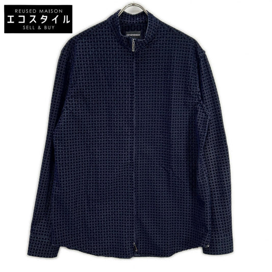 EMPORIO ARMANI エンポリオアルマーニ ネイビー EM000404TE11323 ジップアップブルソン トップス