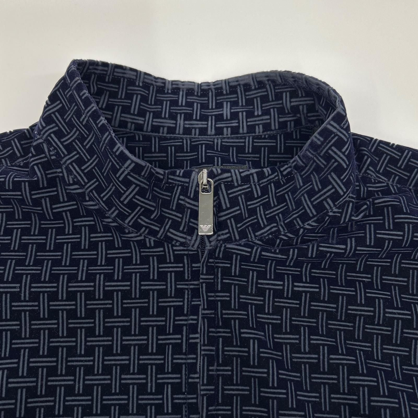 EMPORIO ARMANI エンポリオアルマーニ ネイビー EM000404TE11323 ジップアップブルソン トップス