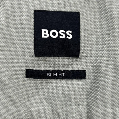 BOSS ボス グリーン H-Roan 50521996 スリムフィットシャツ トップス