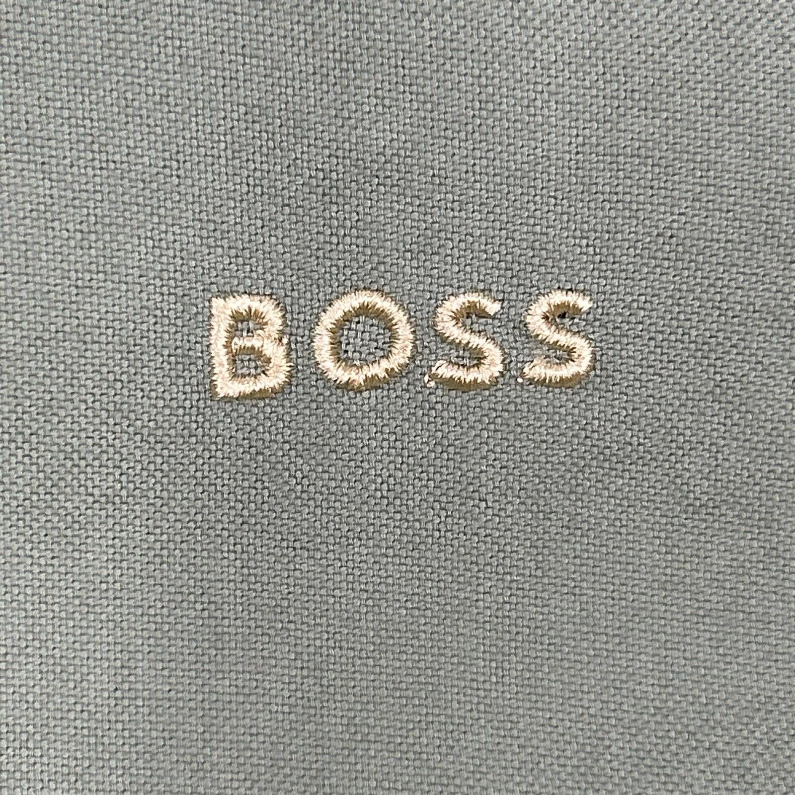 BOSS ボス グリーン H-Roan 50521996 スリムフィットシャツ トップス