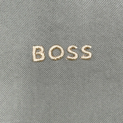 BOSS ボス グリーン H-Roan 50521996 スリムフィットシャツ トップス