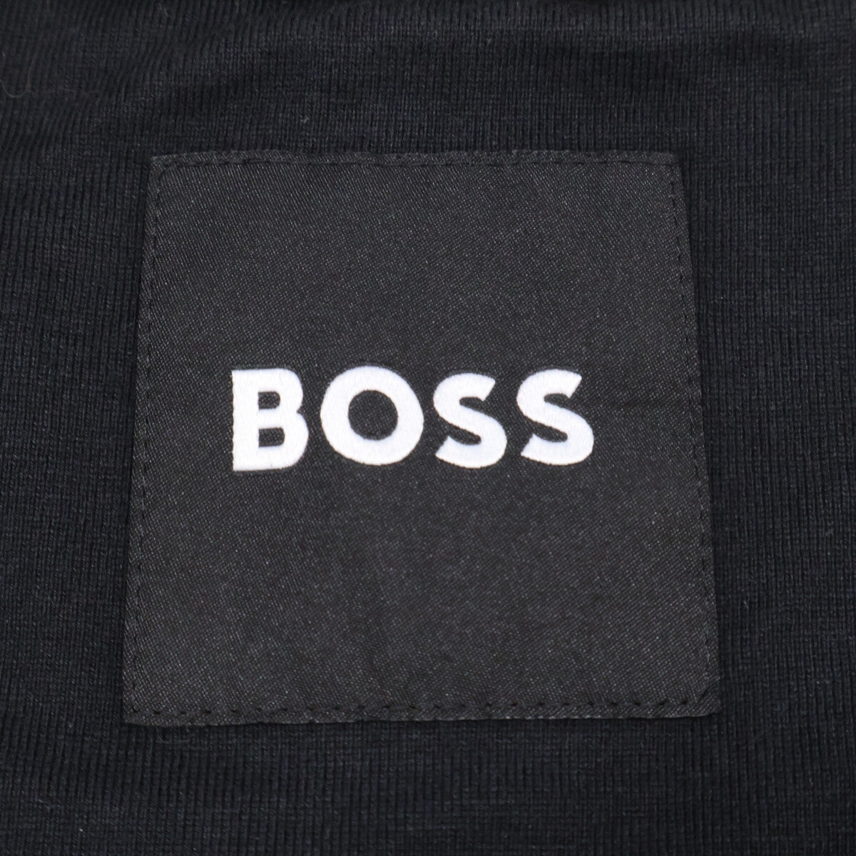 BOSS ボス ブラック 50518743 B刺繍 Tシャツ トップス