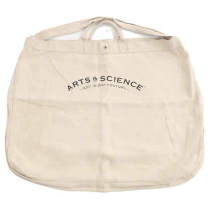 ARTS&SCIENCE アーツ&サイエンス アーチロゴ スナップボタン リネン 2WAY トートバッグ