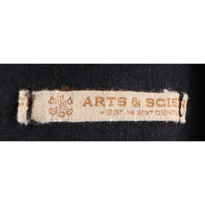 ARTS&SCIENCE アーツ&サイエンス 【美品】リネン エンブレム アーチロゴ ワンショルダー トートバッグ