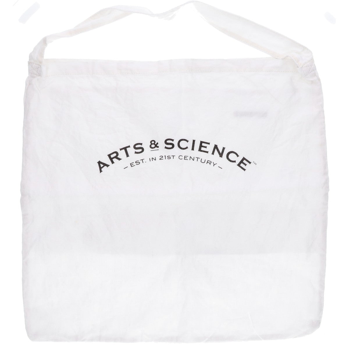 ARTS&SCIENCE アーツ&サイエンス 【美品】エンブレムアーチロゴ リネン ワンショルダー トートバッグ
