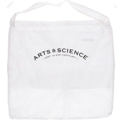 ARTS&SCIENCE アーツ&サイエンス 【美品】エンブレムアーチロゴ リネン ワンショルダー トートバッグ