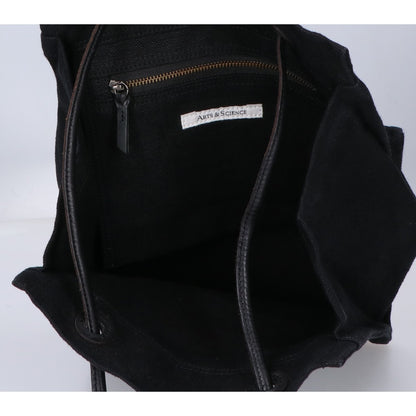 ARTS&SCIENCE アーツ&サイエンス 【美品】リネンキャンバス ハンドバッグ