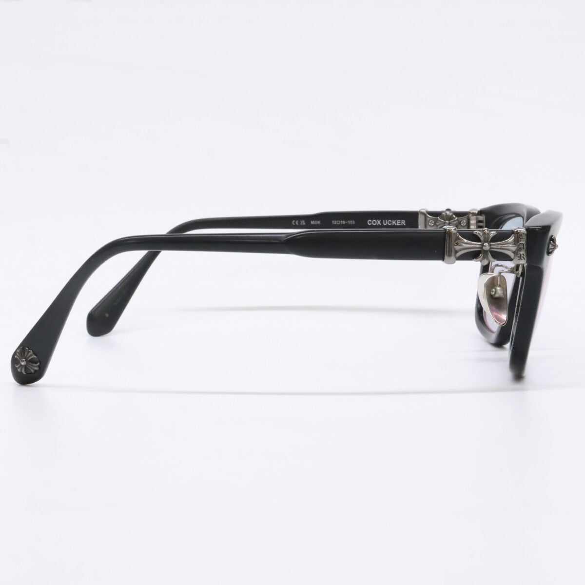 Chrome Hearts クロムハーツ 美品 COX UCKER ウェリントン セルロイド アイウェア/メガネ 眼鏡