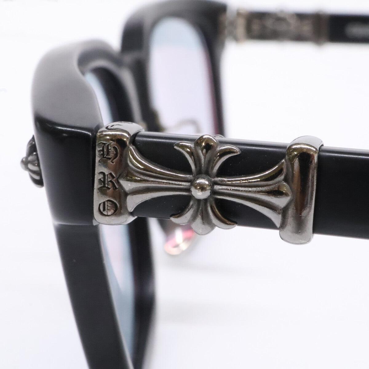 Chrome Hearts クロムハーツ 美品 COX UCKER ウェリントン セルロイド アイウェア/メガネ 眼鏡