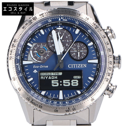 CITIZEN シチズン 【美品】JV2000-51L U830 SKY PROMASTER プロマスター クロノグラフ エコ・ドライブ 腕時計