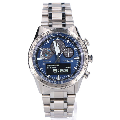 CITIZEN シチズン 【美品】JV2000-51L U830 SKY PROMASTER プロマスター クロノグラフ エコ・ドライブ 腕時計