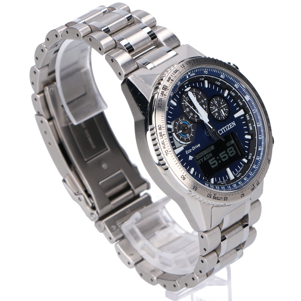 CITIZEN シチズン 【美品】JV2000-51L U830 SKY PROMASTER プロマスター クロノグラフ エコ・ドライブ 腕時計