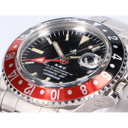 NAVAL WATCH ナバルウォッチ Produced By LOWERCASE ローワーケース GMT シースルーバック 自動巻き 腕時計