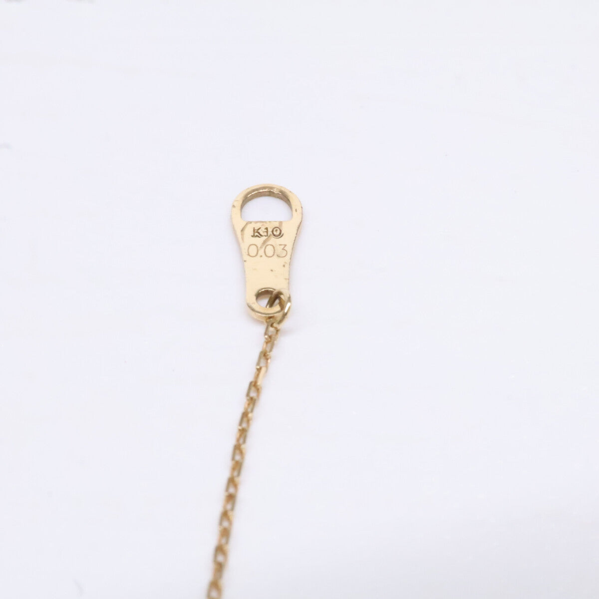 agete アガット 【美品】K10 0.03 スイートシスリー ダイヤモンド ブレスレット