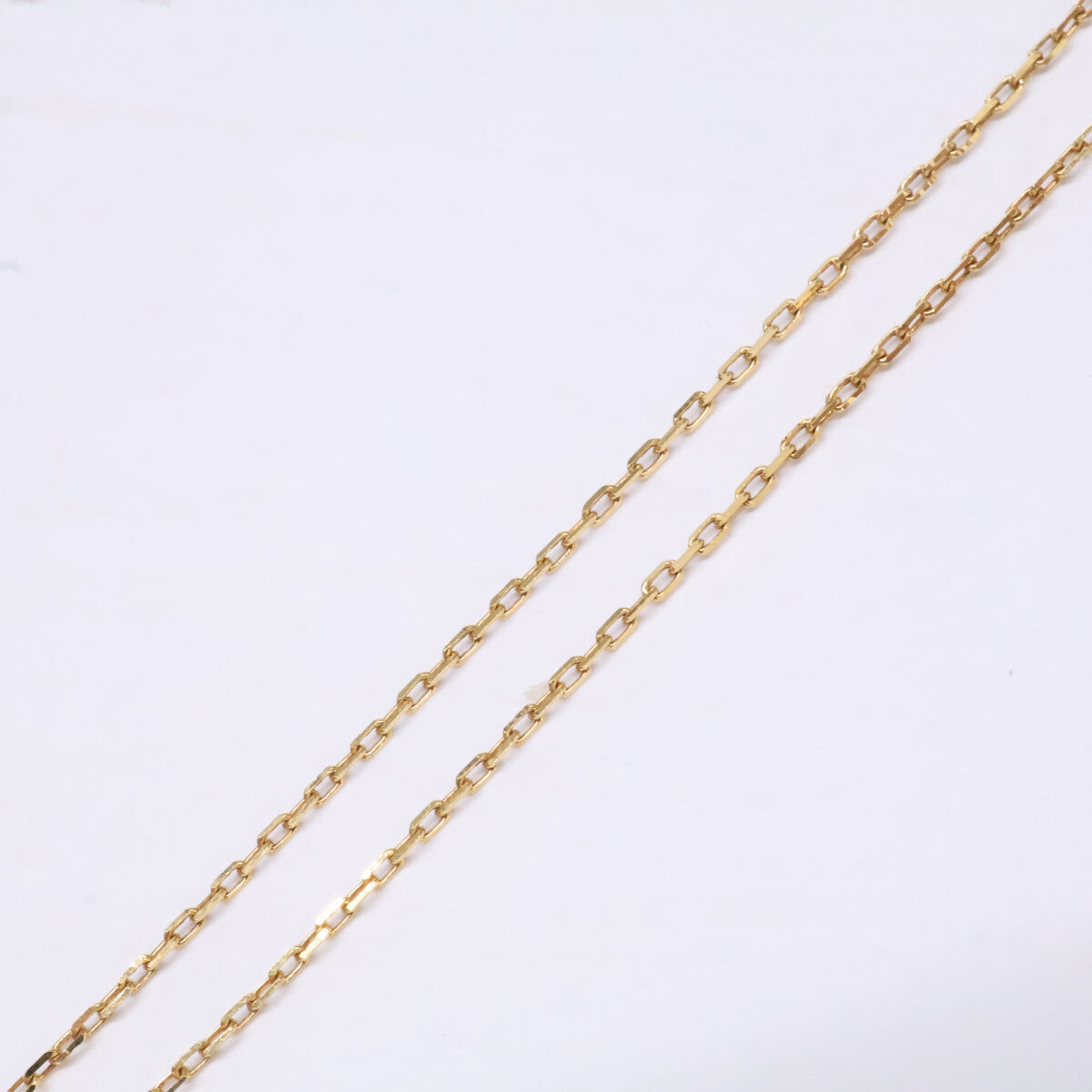 agete アガット 【美品】K18 0.05 ダイヤモンド ネックレス