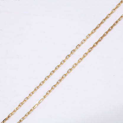 agete アガット 【美品】K18 0.05 ダイヤモンド ネックレス